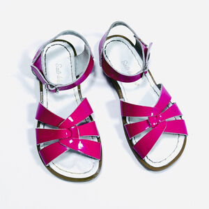 Salt Water Girls Sandal Fuchsia Pink Leather Sandals Size 3